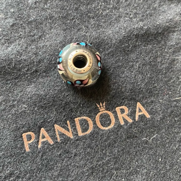 Pandora blue butterfly murano charm. - Picture 2 of 2